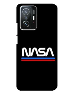 Чехол для Xiaomi 11T / 11T Pro с картинкой «NASA — классика Red Blue»
