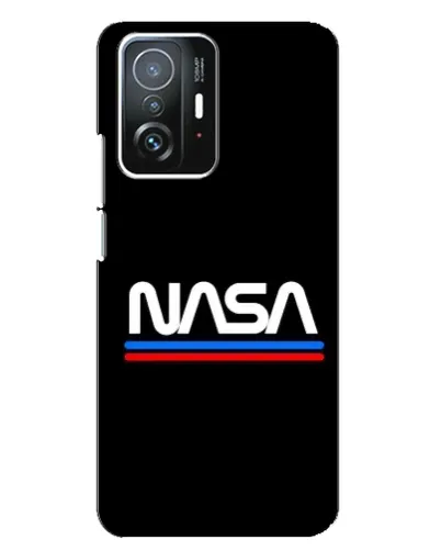Чехол для Xiaomi 11T / 11T Pro с картинкой «NASA — классика Red Blue»