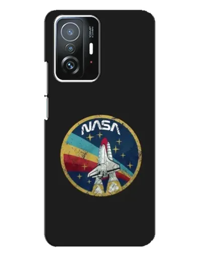 Чехол для Xiaomi 11T / 11T Pro с картинкой «NASA — эмблема миссии»