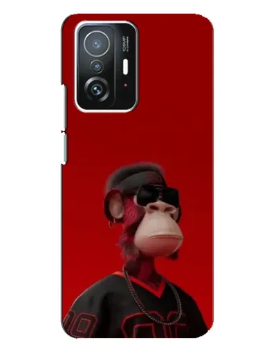 Чехол для Xiaomi 11T / 11T Pro с картинкой «Bored Ape в красном» Чехол для Xiaomi 11T / 11T Pro с картинкой «Bored Ape в красном»