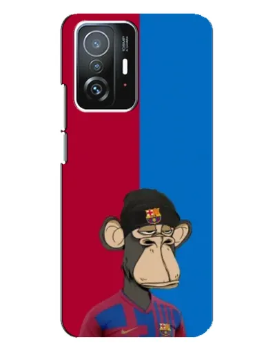 Чехол для Xiaomi 11T / 11T Pro с картинкой «Bored Ape — фанат Барсы» Чехол для Xiaomi 11T / 11T Pro с картинкой «Bored Ape — фанат Барсы»
