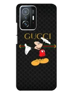 Чехол для Xiaomi 11T / 11T Pro с картинкой «Микки Маус Gucci»