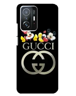 Чехол для Xiaomi 11T / 11T Pro с картинкой «Gucci — герои Disney»