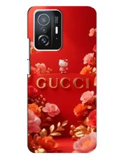 Чехол для Xiaomi 11T / 11T Pro с картинкой «Gucci — золотой сад»
