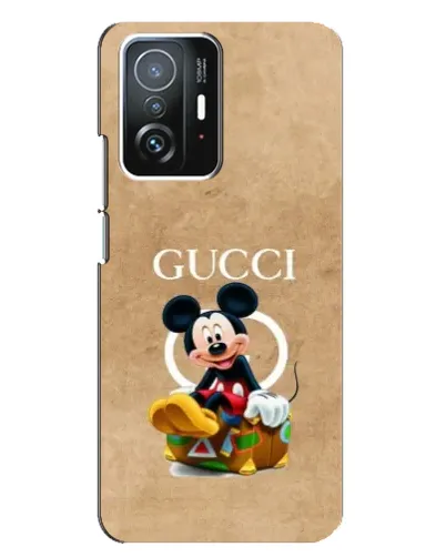 Чехол для Xiaomi 11T / 11T Pro с картинкой «Микки Маус Gucci — крафт» Чехол для Xiaomi 11T / 11T Pro с картинкой «Микки Маус Gucci — крафт»