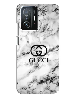 Чехол для Xiaomi 11T / 11T Pro с картинкой «Gucci — мраморный шик»