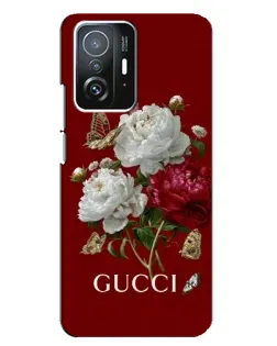 Чехол для Xiaomi 11T / 11T Pro с картинкой «Gucci —  сад»