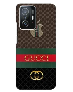 Чехол для Xiaomi 11T / 11T Pro с картинкой «Gucci — брендированный десерт»