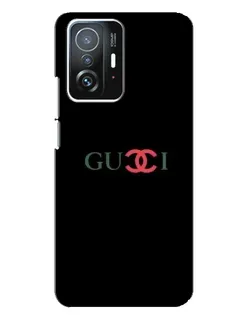 Чехол для Xiaomi 11T / 11T Pro с картинкой «Gucci — красный градиент»