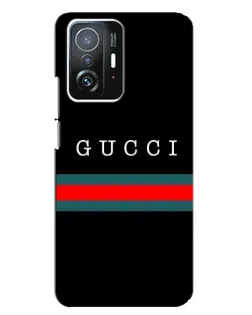 Чехол для Xiaomi 11T / 11T Pro с картинкой «Gucci — красный пояс»