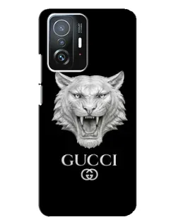Чохол для Xiaomi 11T / 11T Pro з картинкою «Gucci — срібний лев» Чохол для Xiaomi 11T / 11T Pro з картинкою «Gucci — срібний лев»