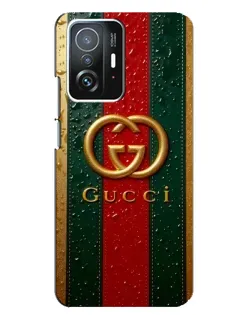 Чохол для Xiaomi 11T / 11T Pro з картинкою «Gucci — фірмова смуга та золото» Чохол для Xiaomi 11T / 11T Pro з картинкою «Gucci — фірмова смуга та золото»