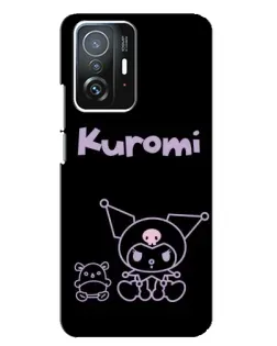 Чехол для Xiaomi 11T / 11T Pro с картинкой «Kuromi — черный минимализм» Чехол для Xiaomi 11T / 11T Pro с картинкой «Kuromi — черный минимализм»