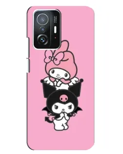 Чехол для Xiaomi 11T / 11T Pro с картинкой «My Melody и Kuromi»