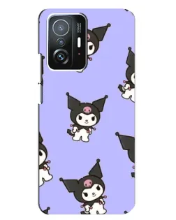 Чехол для Xiaomi 11T / 11T Pro с картинкой «Паттерн с Kuromi»