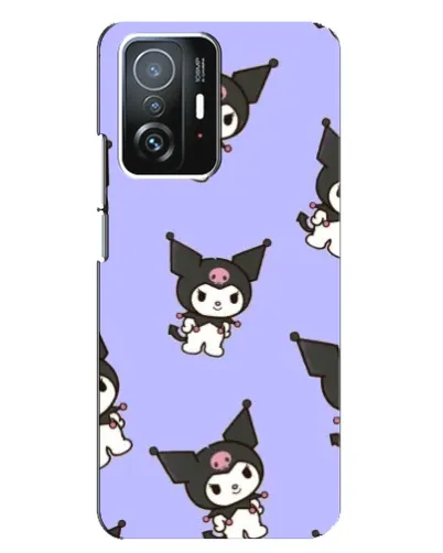 Чехол для Xiaomi 11T / 11T Pro с картинкой «Паттерн с Kuromi»