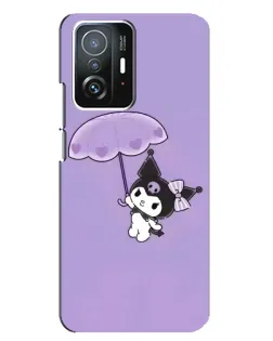 Чехол для Xiaomi 11T / 11T Pro с картинкой «Kuromi с зонтиком»
