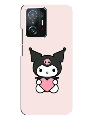 Чехол для Xiaomi 11T / 11T Pro с картинкой «Kuromi и сердце»