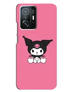 Чехол для Xiaomi 11T / 11T Pro с картинкой «Хмурая Kuromi»