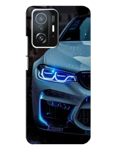 Чехол для Xiaomi 11T / 11T Pro с картинкой «Взгляд BMW с синими фарами» Чехол для Xiaomi 11T / 11T Pro с картинкой «Взгляд BMW с синими фарами»