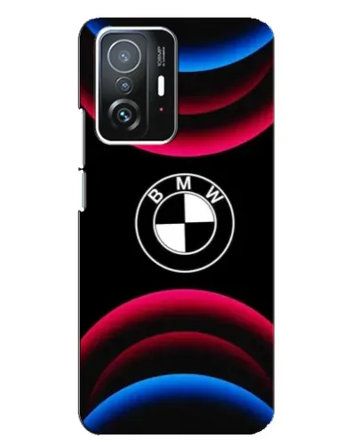 Чехол для Xiaomi 11T / 11T Pro с картинкой «Логотип BMW и неоновые дуги» Чехол для Xiaomi 11T / 11T Pro с картинкой «Логотип BMW и неоновые дуги»