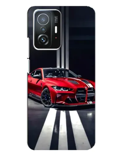 Чехол для Xiaomi 11T / 11T Pro с картинкой «Красная BMW на дороге» Чехол для Xiaomi 11T / 11T Pro с картинкой «Красная BMW на дороге»