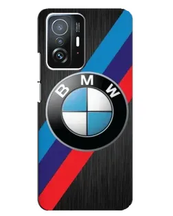 Чехол для Xiaomi 11T / 11T Pro с картинкой «BMW M-stripes стиль»