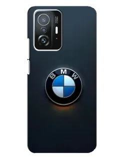 Чехол для Xiaomi 11T / 11T Pro с картинкой «Логотип BMW — минимализм»