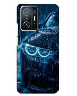 Чохол для Xiaomi 11T / 11T Pro з картинкою «BMW під дощем»