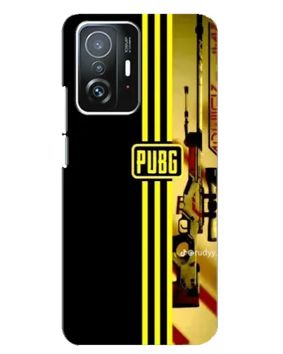 Чехол для Xiaomi 11T / 11T Pro с картинкой «PUBG — камуфляжный шлем»