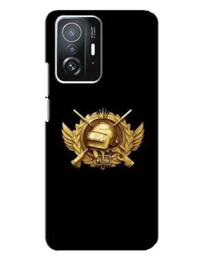 Чехол для Xiaomi 11T / 11T Pro с картинкой «PUBG — оранжевый градиент»