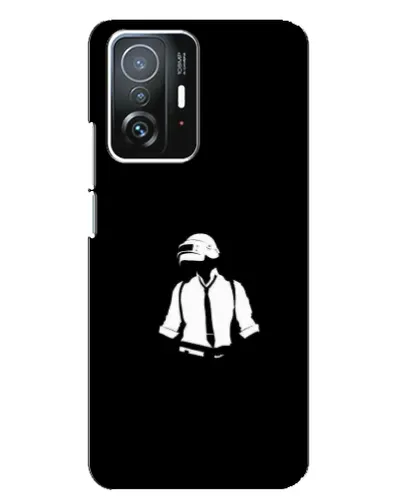 Чехол для Xiaomi 11T / 11T Pro с картинкой «PUBG — белый шлем»