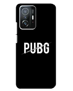 Чехол для Xiaomi 11T / 11T Pro с картинкой «PUBG — белый логотип»
