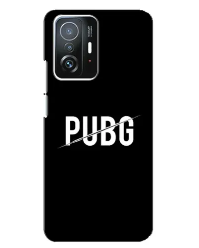 Чехол для Xiaomi 11T / 11T Pro с картинкой «PUBG — белый логотип»