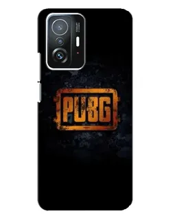 Чехол для Xiaomi 11T / 11T Pro с картинкой «PUBG — золотой логотип»