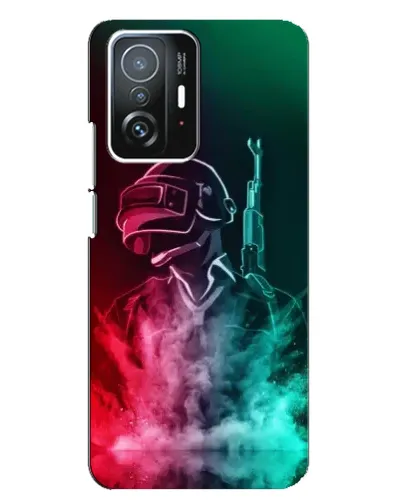 Чехол для Xiaomi 11T / 11T Pro с картинкой «PUBG — огненный воин»