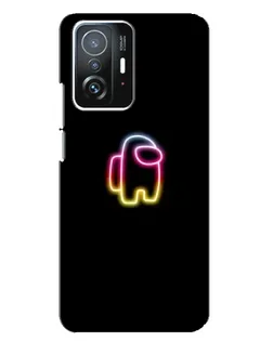 Чехол для Xiaomi 11T / 11T Pro с картинкой «Among Us градиент»