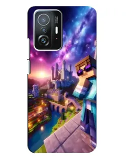 Чехол для Xiaomi 11T / 11T Pro с картинкой «Стив и космос» Чехол для Xiaomi 11T / 11T Pro с картинкой «Стив и космос»