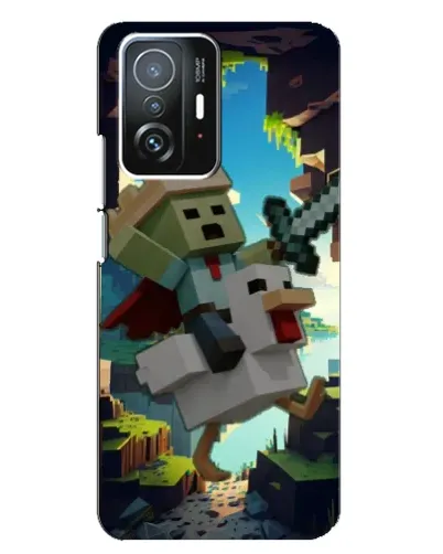 Чехол для Xiaomi 11T / 11T Pro с картинкой «Стив и гусь»