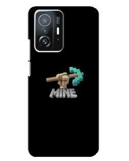 Чехол для Xiaomi 11T / 11T Pro с картинкой «Алмазная кирка»