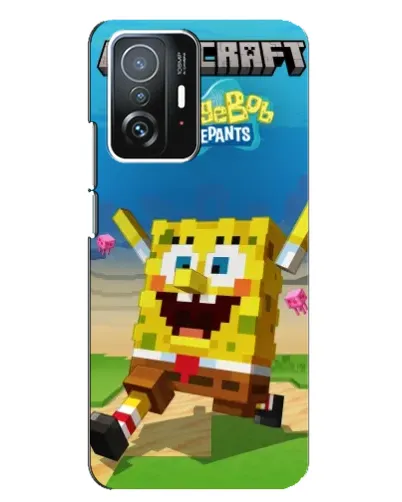 Чохол для Xiaomi 11T / 11T Pro з картинкою «Губка Боб Minecraft» Чохол для Xiaomi 11T / 11T Pro з картинкою «Губка Боб Minecraft»