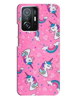 Чехол для Xiaomi 11T / 11T Pro с картинкой «Unicorn паттерн розовый» Чехол для Xiaomi 11T / 11T Pro с картинкой «Unicorn паттерн розовый»