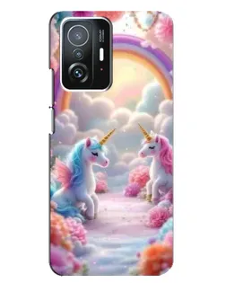 Чехол для Xiaomi 11T / 11T Pro с картинкой «Радуга и единороги» Чехол для Xiaomi 11T / 11T Pro с картинкой «Радуга и единороги»