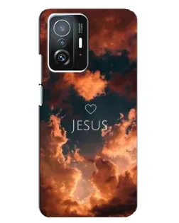 Чехол для Xiaomi 11T / 11T Pro с картинкой «Сияние Имени Jesus»