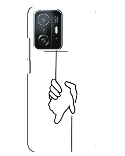 Чехол для Xiaomi 11T / 11T Pro с картинкой «Рука держит»