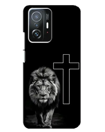 Чехол для Xiaomi 11T / 11T Pro с картинкой «Лев и Крест»