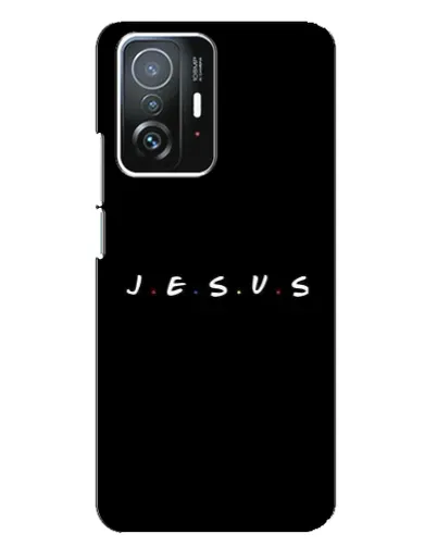 Чехол для Xiaomi 11T / 11T Pro с картинкой «Точки веры J.E.S.U.S.»