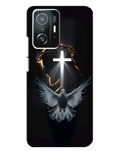 Чехол для Xiaomi 11T / 11T Pro с картинкой «Голубь и Свет»