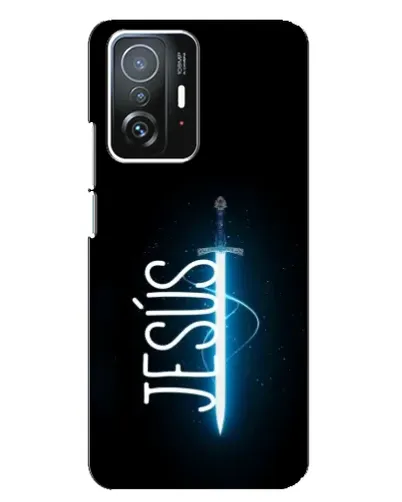 Чехол для Xiaomi 11T / 11T Pro с картинкой «Меч Духа Jesus»