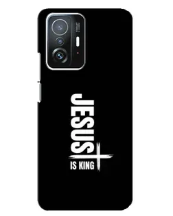 Чехол для Xiaomi 11T / 11T Pro с картинкой «Вертикаль веры Jesus»